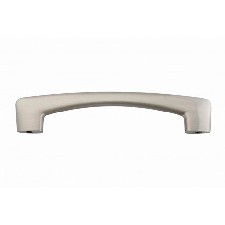  5" inch (128mm) P88470/128SN Slightly Brushed Satin Nickel Modern Style Kitchen Cabinet Pull Handle Closet Wood Door Pull handle Cabinet Door Decorative Hardware Home Decor Cabinet Furniture Pull Drawer Handle Cupboard Pull