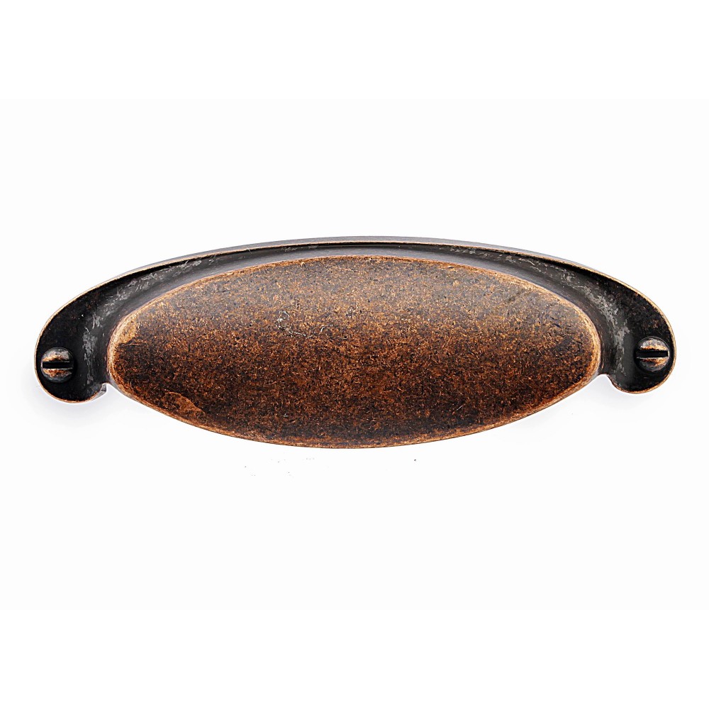 P88571/64AC 2-1/2" inch (64mm) Beautiful Vintage Antique Copper Kitchen Cabinet Pull Handle Closet Wood Door Pull handle Cabinet Door Decorative Hardware Home Decor Cabinet Furniture Pull Drawer Handle Cupboard Pull