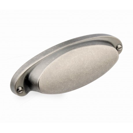  P88571/64AP 2-1/2" inch (64mm) Beautiful Vintage Classic Elegent Style Design Antique Pewter Kitchen Cabinet Pull Handle Closet Wood Door Pull handle Cabinet Door Decorative Hardware Home Decor Cabinet Furniture Pull Drawer Handle Cupboard