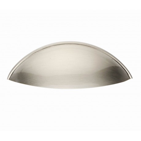 2-1/2 " inch (64mm) P88870/64SN Slightly Brushed Satin Nickel Modern Style Kitchen Cabinet Pull Handle Closet Wood Door Pull handle Cabinet Door Decorative Cabinet Hardware Home Decor Furniture Pull Drawer Handle Cupboard Pull