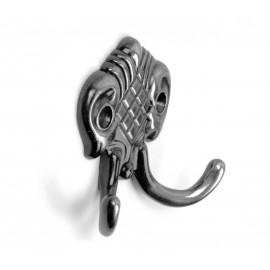  H8787-AEH Beautiful Hand Rubbed Antique English Brass Coat & Hat Hook, Double Hook, Curtain Hook Rack, Robe hook French Design Europe Traditional style Classic Elegant historical warm feeling Home Decorative Hardware Home Decor
