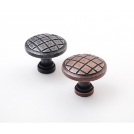  N402/28IG 1-1/10"inch (28mm) Beautiful Vintage Weathered Iron Gray Kitchen Cabinet Knob Closet Wood Door Knob handle Cabinet Door Decorative Hardware Home Decor Furniture Pull Drawer Knob Cupboard Pull