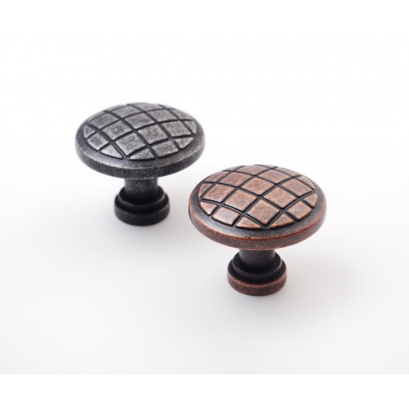  N402/28IG 1-1/10"inch (28mm) Beautiful Vintage Weathered Iron Gray Kitchen Cabinet Knob Closet Wood Door Knob handle Cabinet Door Decorative Hardware Home Decor Furniture Pull Drawer Knob Cupboard Pull
