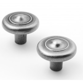  N88703/25AP 1" inch (25mm) Beautiful Vintage Classic Elegent Style Design Antique Pewter Kitchen Cabinet Knob Closet Wood Door Knob handle Cabinet Door Decorative Hardware Home Decor Furniture Pull Drawer Knob Cupboard Pull