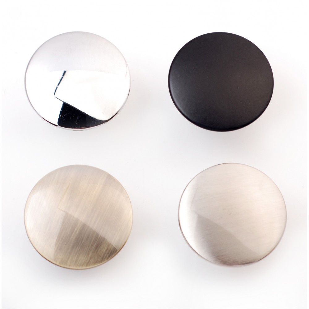  N88292/40CP 1-1/2"(40mm) CP Finish Chrome Plated Shining Bright Modern Style Big Kitchen Cabinet Knob Handle Closet Wood Door Knob Cabinet Door Decoration Hardware Home Decor Furniture Handle Knob Drawer Knob Cupboard Knob