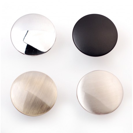 N88292/40CP 1-1/2"(40mm) CP Finish Chrome Plated Shining Bright Modern Style Big Kitchen Cabinet Knob Handle Closet Wood Door Knob Cabinet Door Decoration Hardware Home Decor Furniture Handle Knob Drawer Knob Cupboard Knob