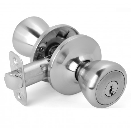 Amdecor D576 Tubular Door Knob Lock Entry Passage Bath Dummy Lockset SN ORB