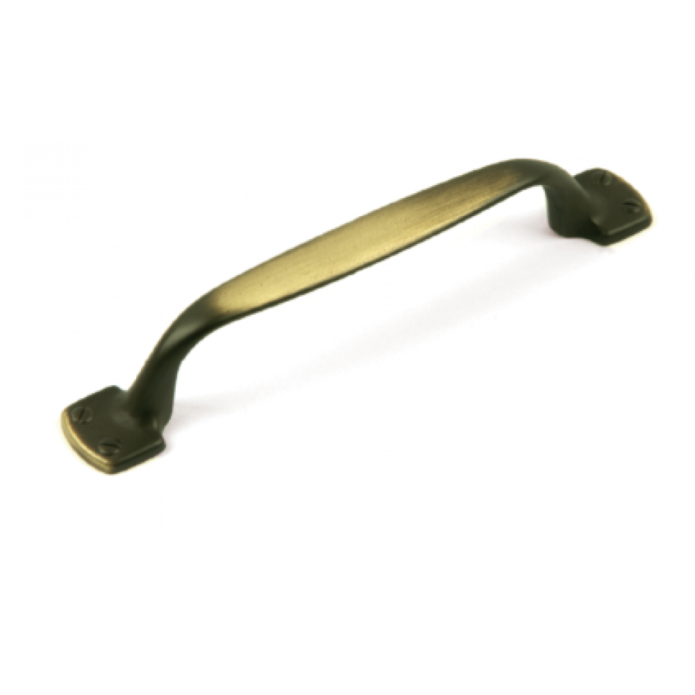  P88009/96AEH 3-3/4 " inch (96mm) Beautiful Vintage Hand Rubbed Antique English Brass Kitchen Cabinet Pull Handle Closet Wood Door Pull handle Cabinet Door Decorative Cabinet Hardware Home Decor Furniture Pull Drawer Handle Cupboard Pull