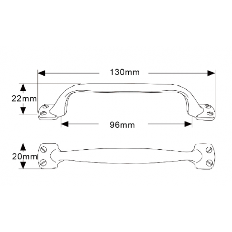  P88009/96AEH 3-3/4 " inch (96mm) Beautiful Vintage Hand Rubbed Antique English Brass Kitchen Cabinet Pull Handle Closet Wood Door Pull handle Cabinet Door Decorative Cabinet Hardware Home Decor Furniture Pull Drawer Handle Cupboard Pull