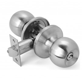 Amdecor D607 Tubular Door Knob Lock Entry Passage Bath Dummy Lockset SN ORB